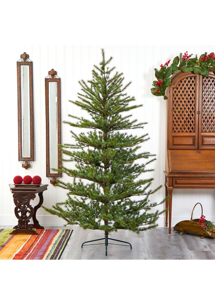 7 Foot Vancouver Mountain Pine Artificial Christmas Tree with 374 Bendable Branches