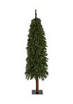 5 Foot Grand Alpine Artificial Christmas Tree with 469 Bendable Branches on Natural Trunk