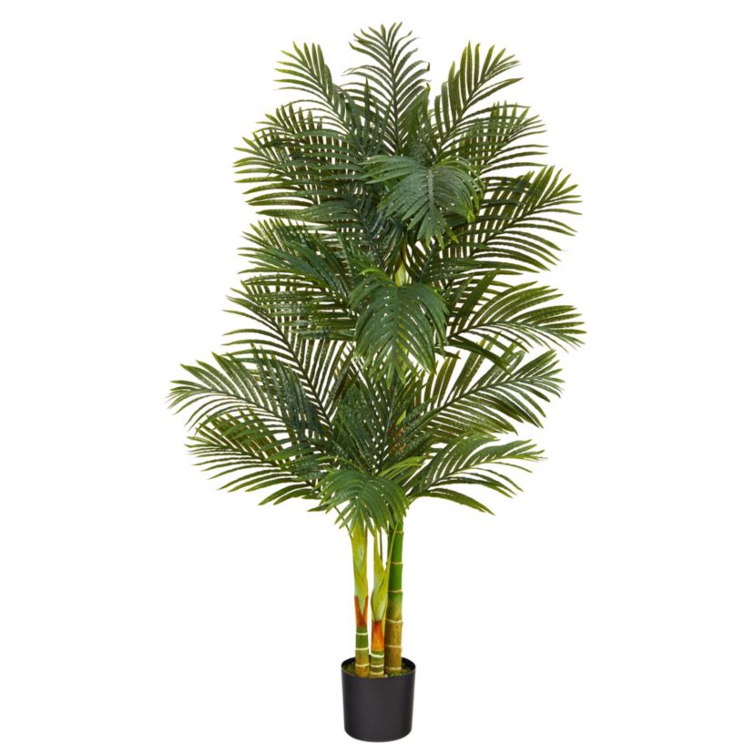 6-Foot Golden Cane Artificial Palm Tree