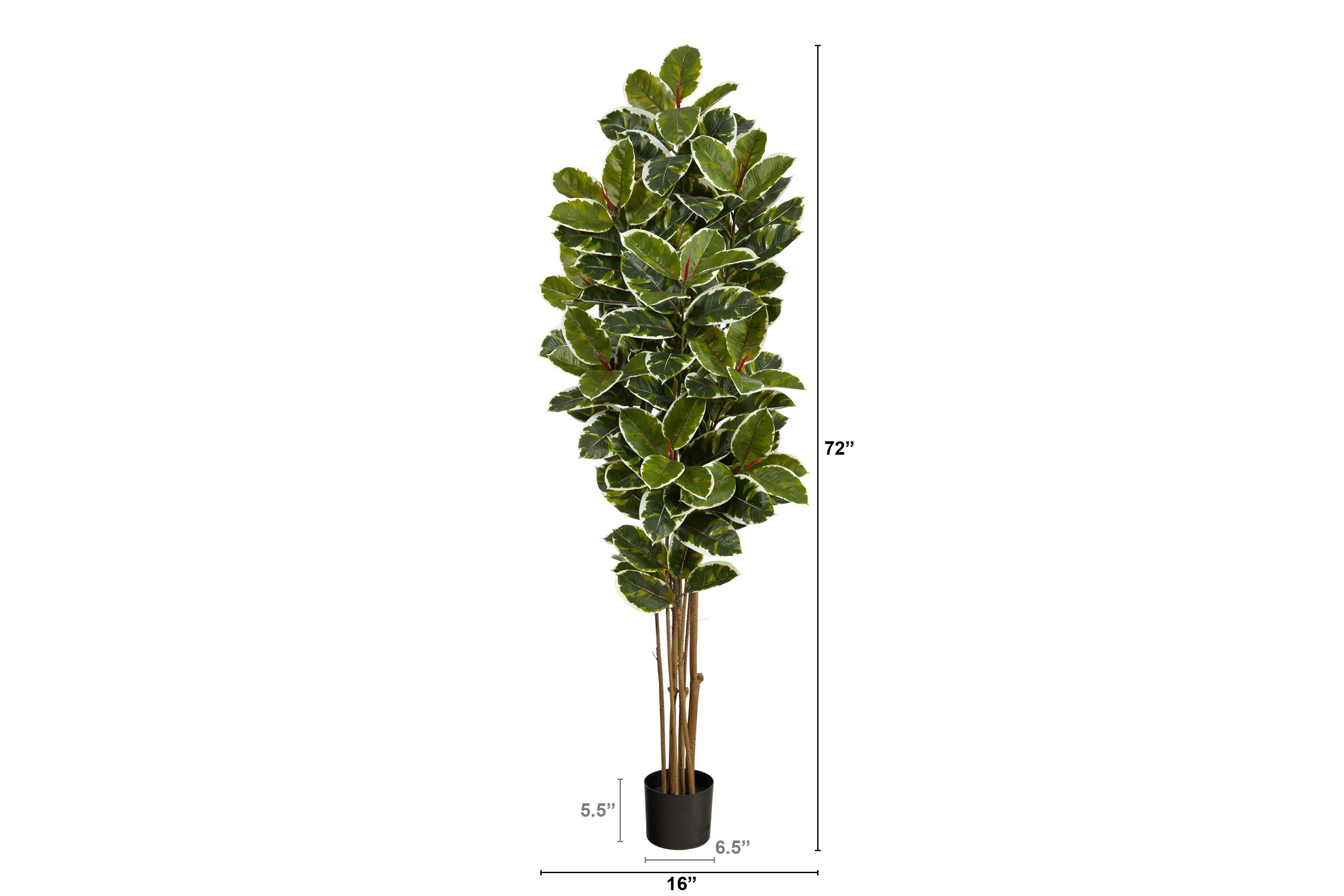 6-Foot Oak Artificial Tree UV Resistant (Indoor/Outdoor)