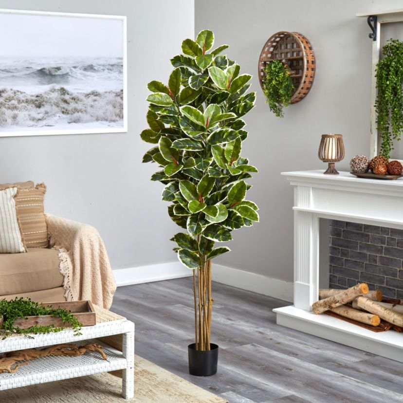 6-Foot Oak Artificial Tree UV Resistant (Indoor/Outdoor)