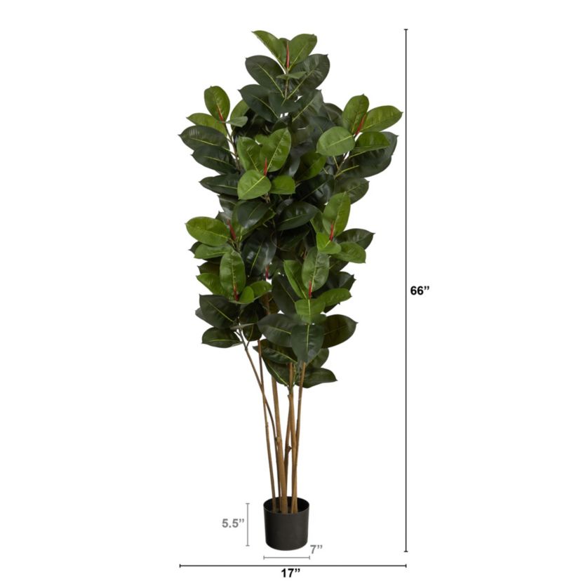 5.5-Foot Oak Artificial Tree UV Resistant (Indoor/Outdoor)