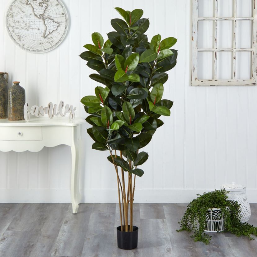 5.5-Foot Oak Artificial Tree UV Resistant (Indoor/Outdoor)