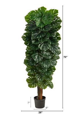 70-Inch Monstera Artificial Tree (Indoor/Outdoor)