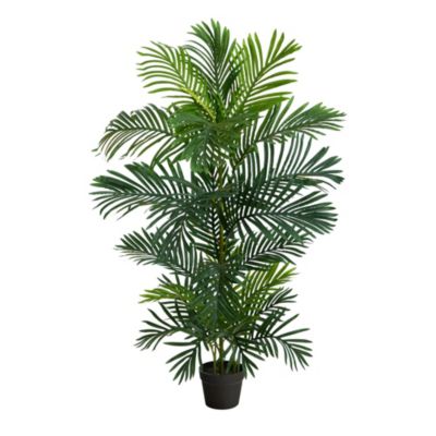 Nearly Natural 4-Foot Areca Artificial Palm Tree UV Resistant (Indoor/Outdoor), Green