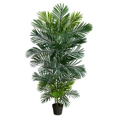 Nearly Natural 5-Foot Areca Artificial Palm Tree UV Resistant (Indoor/Outdoor), Green