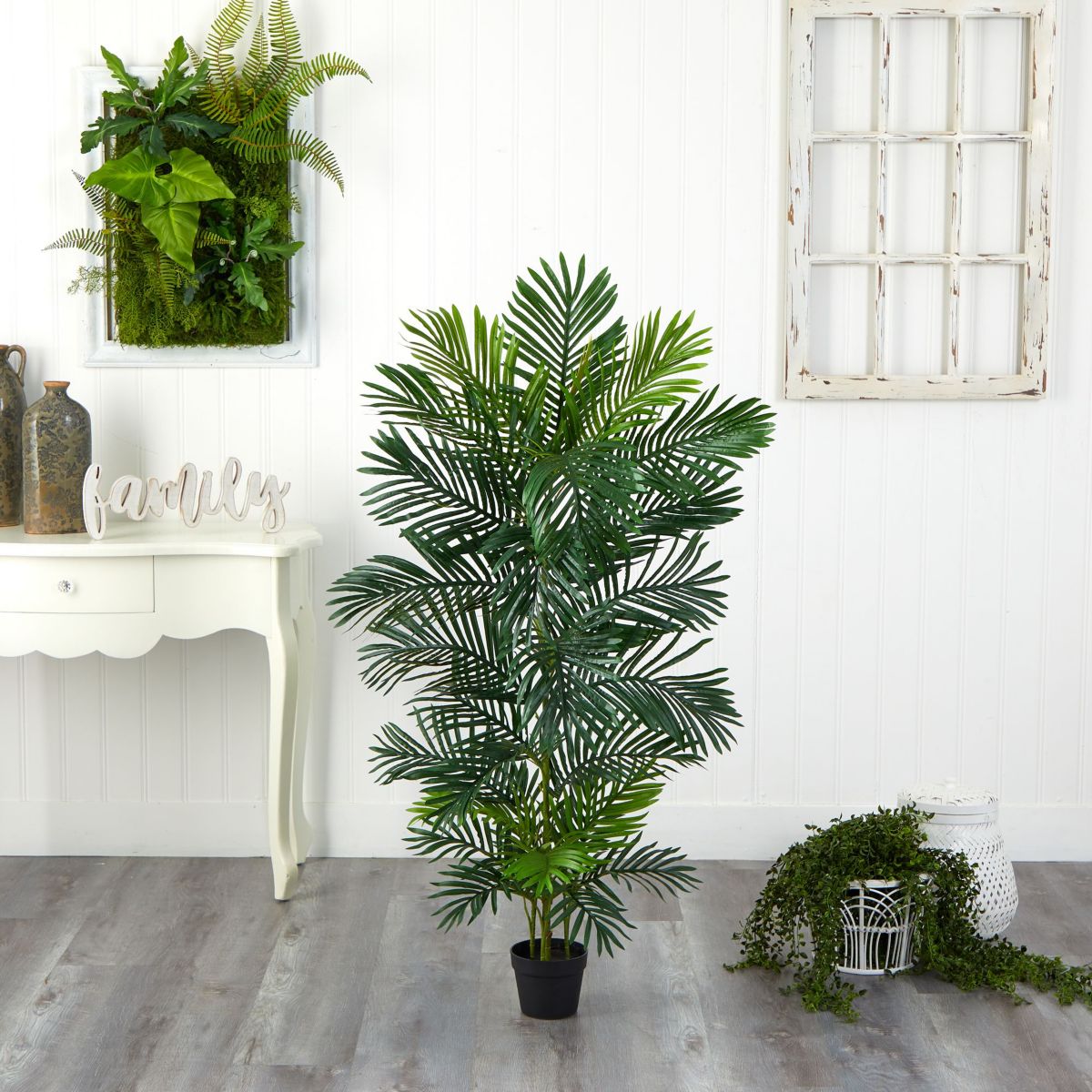 5-Foot Areca Artificial Palm Tree UV Resistant (Indoor/Outdoor)