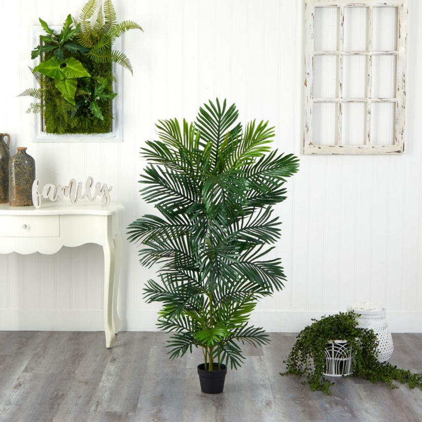 5-Foot Areca Artificial Palm Tree UV Resistant (Indoor/Outdoor)