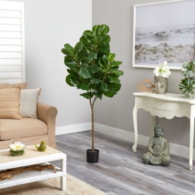 6-Foot Fiddle Leaf Fig Artificial Tree