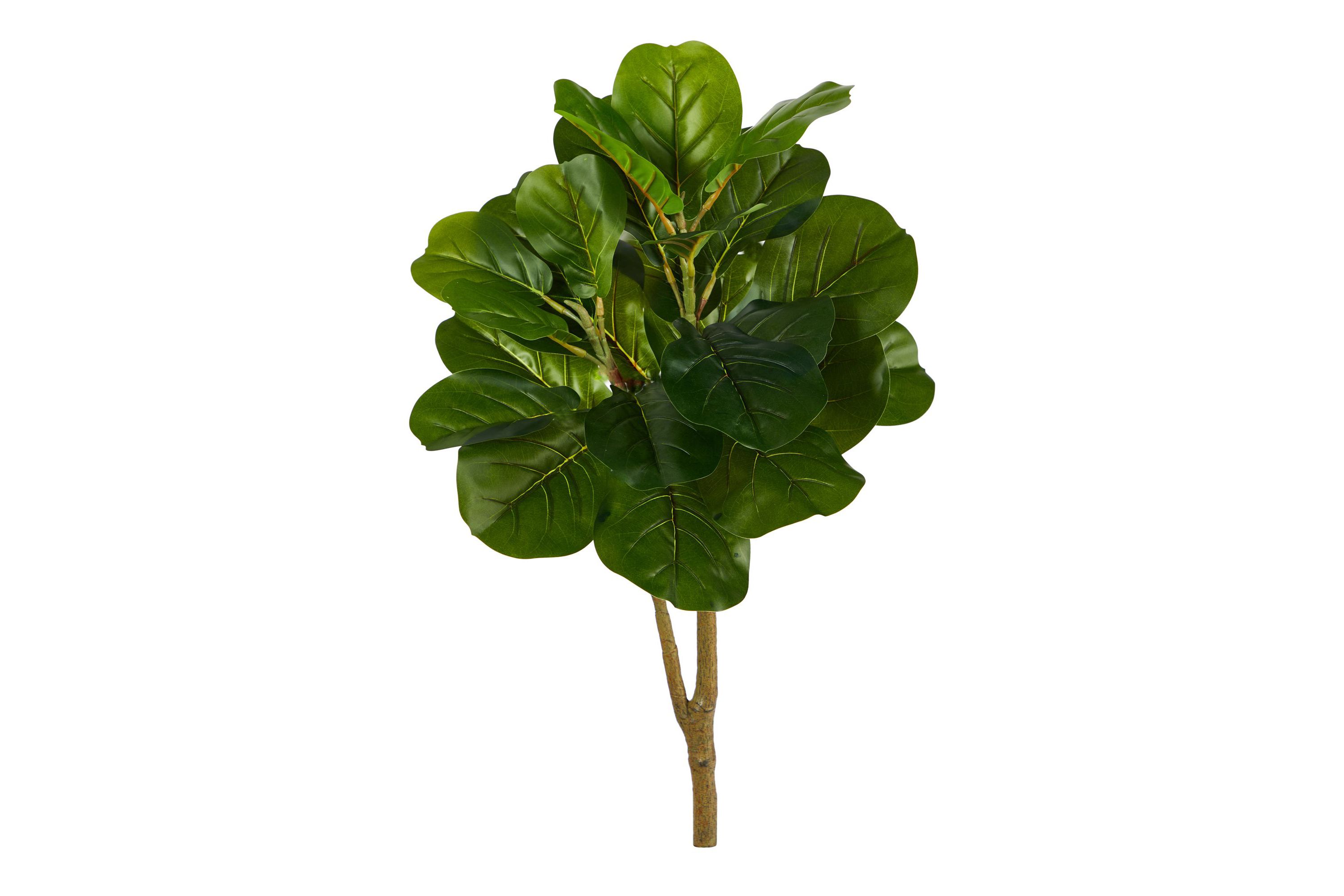 2.5-Foot Fiddle Leaf Fig Artificial Tree (No Pot)