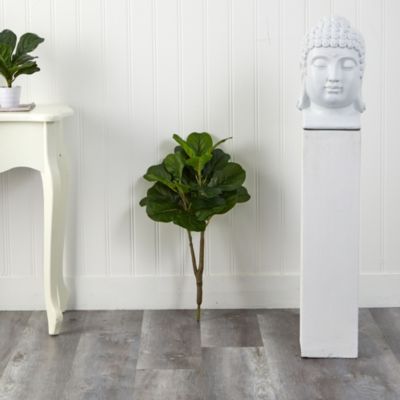 2.5-Foot Fiddle Leaf Fig Artificial Tree (No Pot)