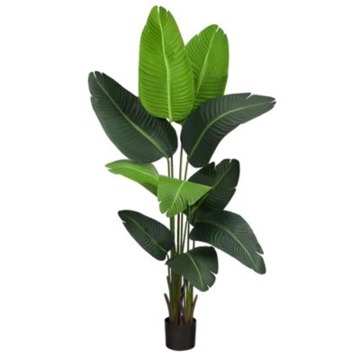 Nearly Natural 5-Foot Travelers Palm Artificial Tree, Green
