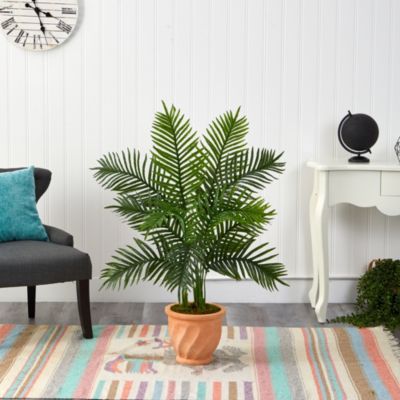 45-Inch Areca Palm Artificial Tree in in Terracotta Planter (Real Touch)