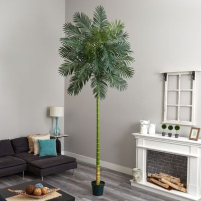 10-Foot Golden Cane Artificial Palm Tree