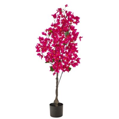 Nearly Natural 4-Foot Bougainvillea Artificial Tree, Pink