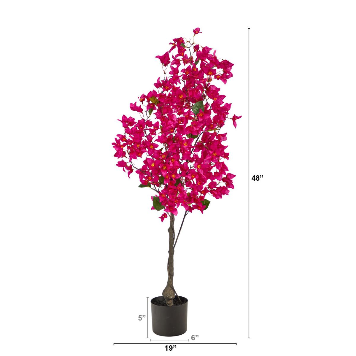 4-Foot Bougainvillea Artificial Tree