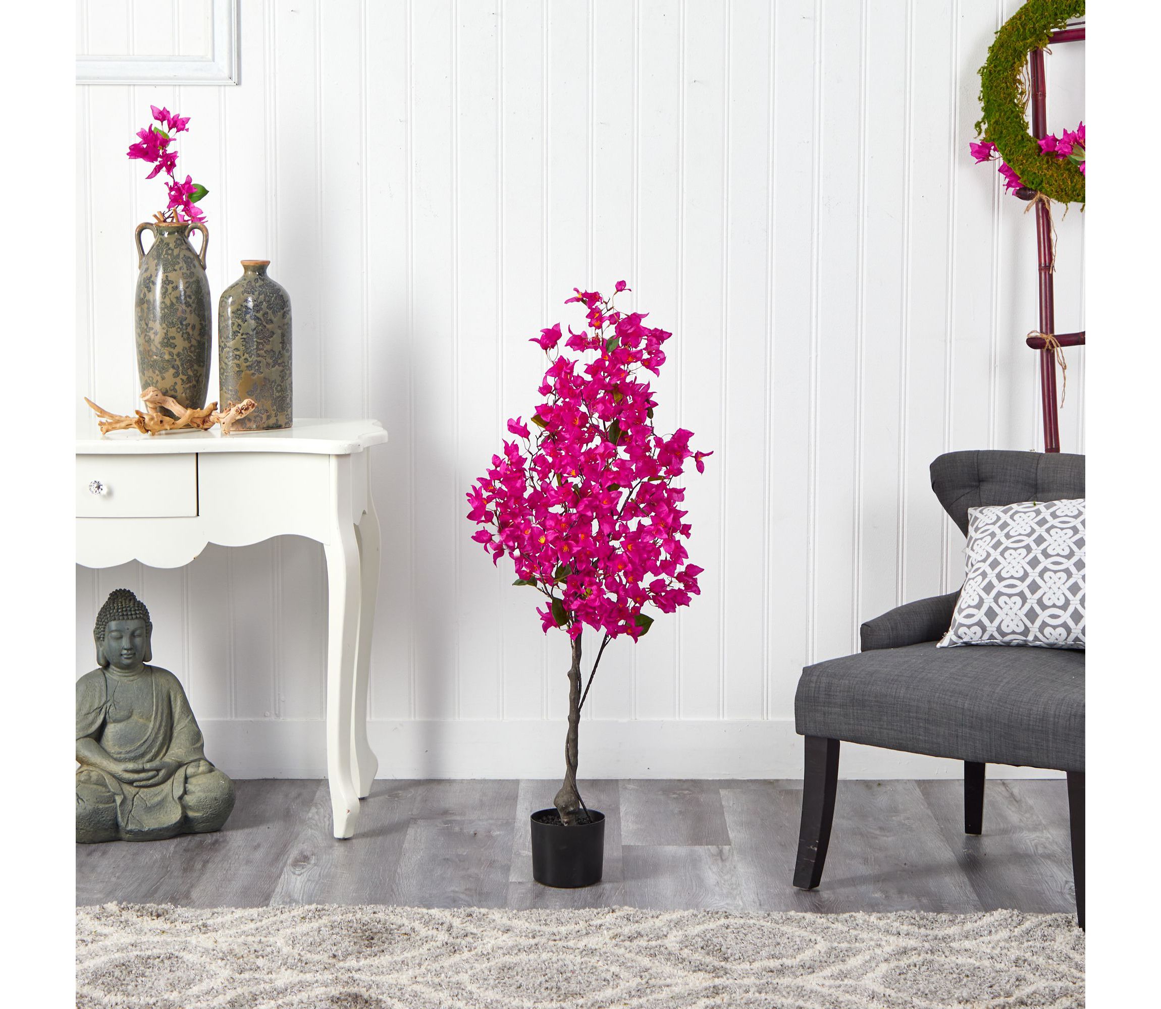 4-Foot Bougainvillea Artificial Tree
