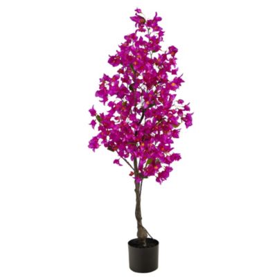 Nearly Natural 4-Foot Bougainvillea Artificial Tree, Purple