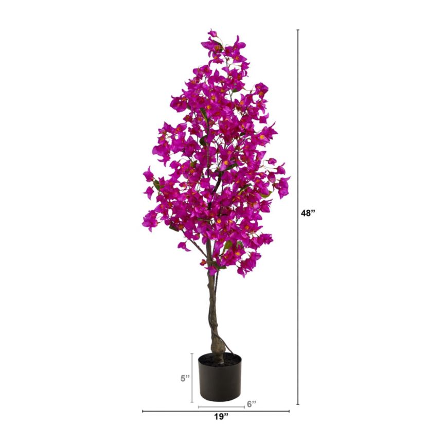 4-Foot Bougainvillea Artificial Tree