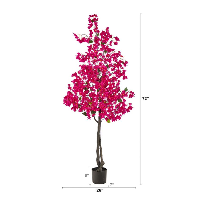 6-Foot Bougainvillea Artificial Tree