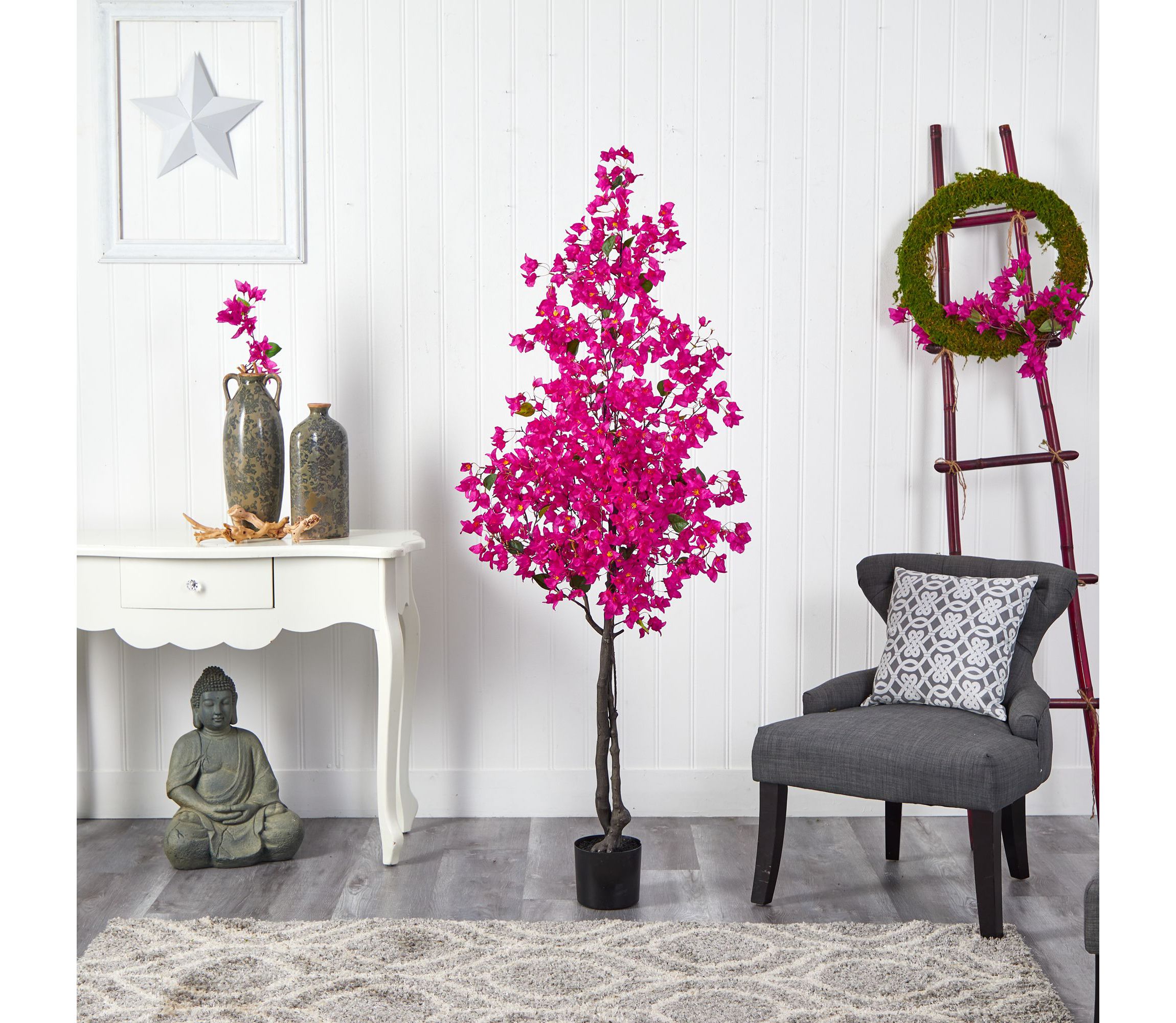 6-Foot Bougainvillea Artificial Tree