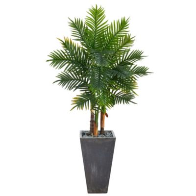 63-Inch Areca Artificial Palm Tree in Cement Planter (Real Touch)