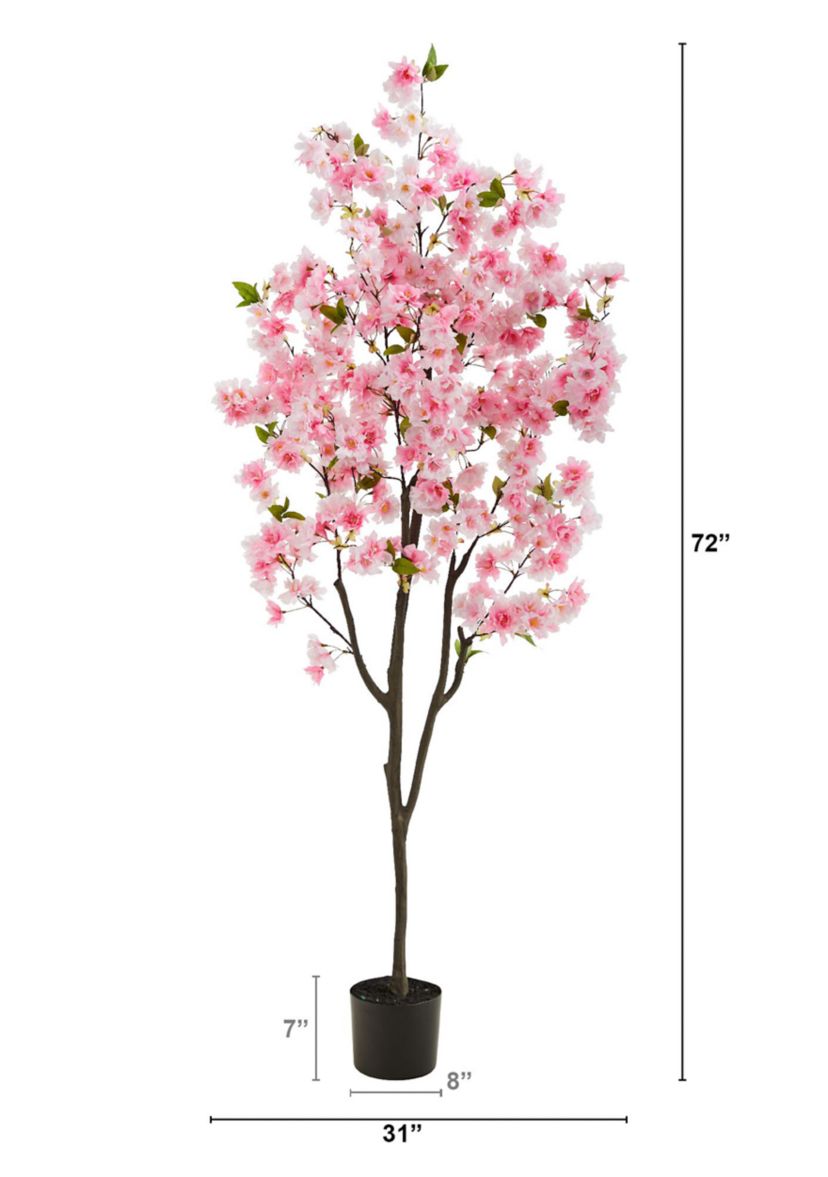 6-Foot Cherry Blossom Artificial Tree