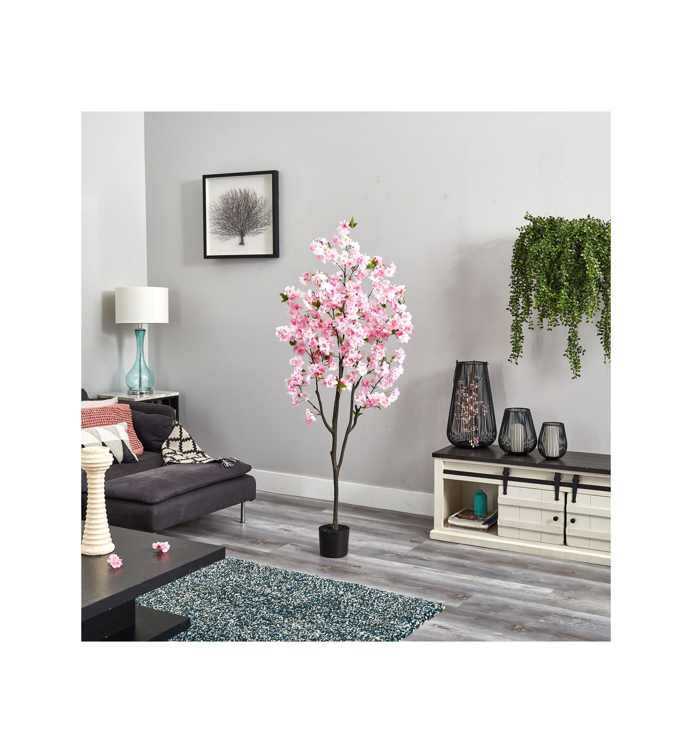 6-Foot Cherry Blossom Artificial Tree