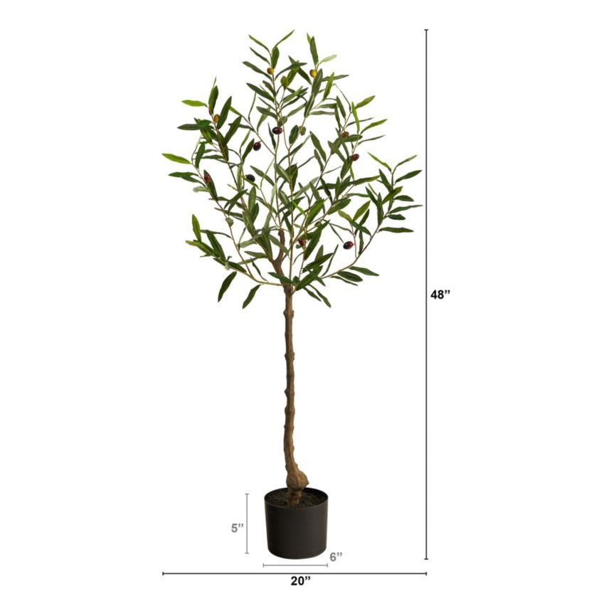 4-Foot Olive Artificial Tree