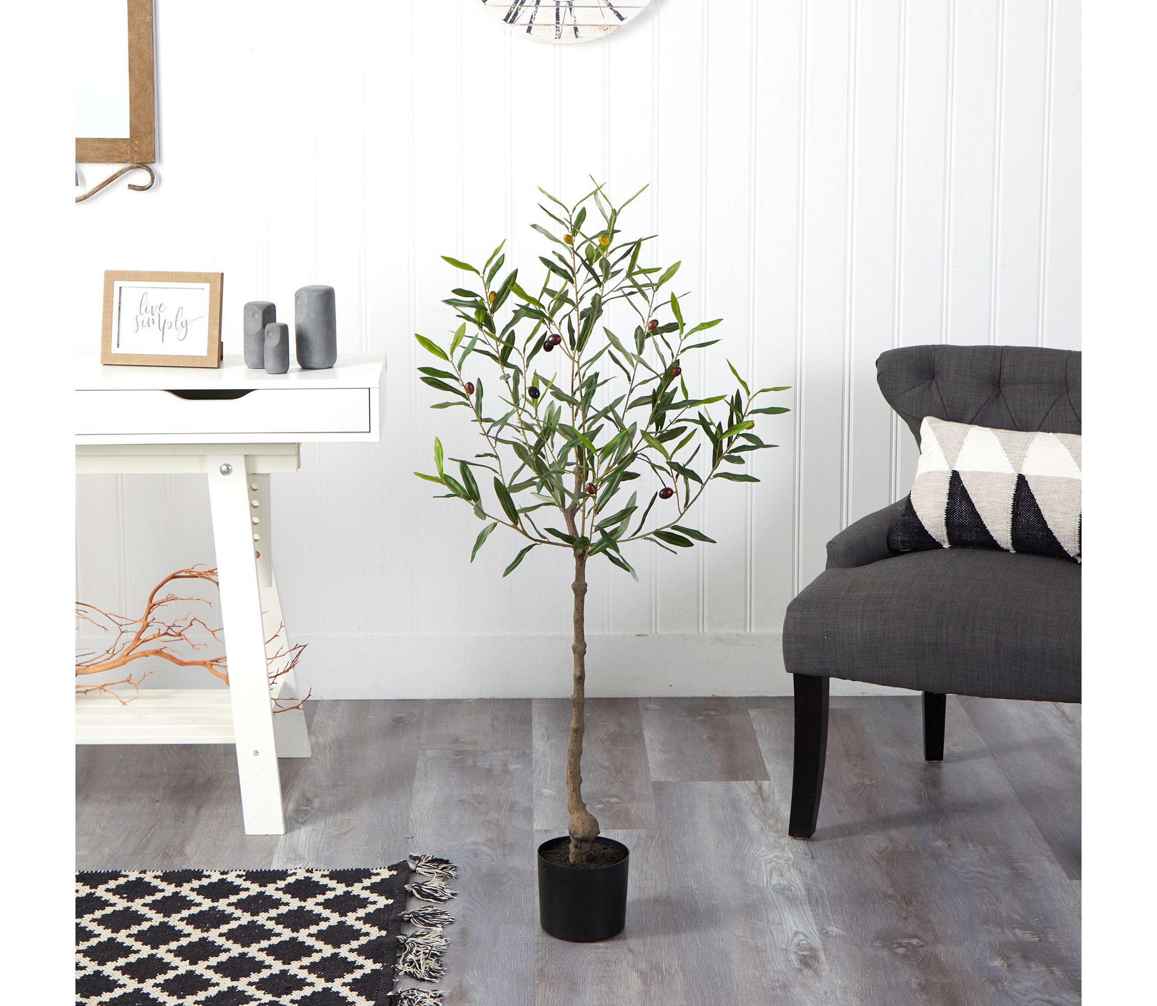 4-Foot Olive Artificial Tree