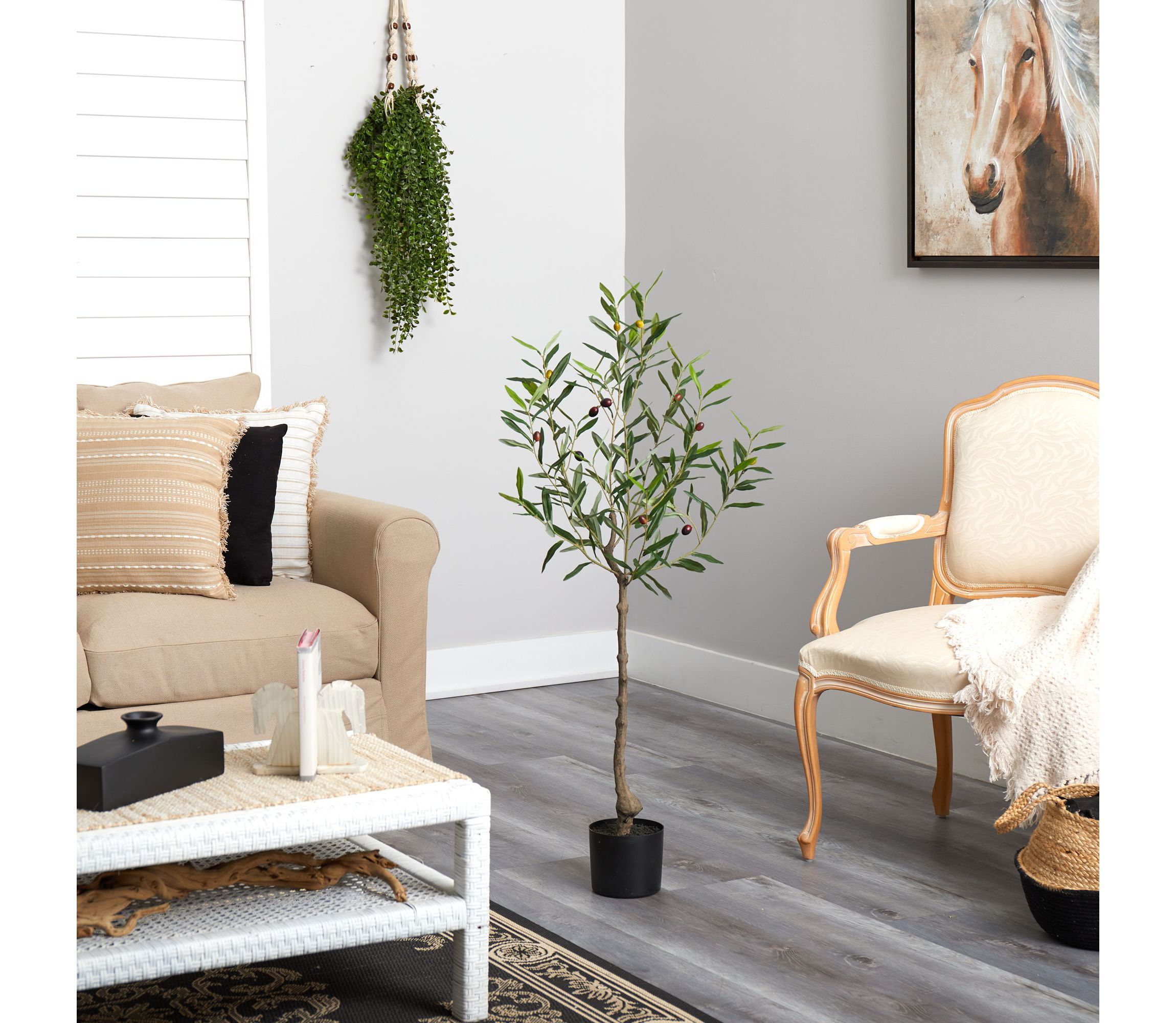 4-Foot Olive Artificial Tree