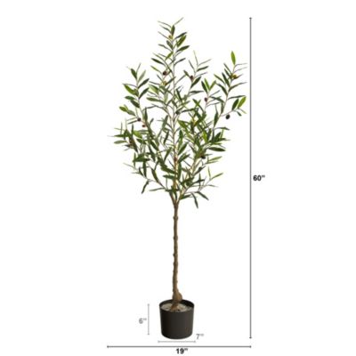 5-Foot Olive Artificial Tree