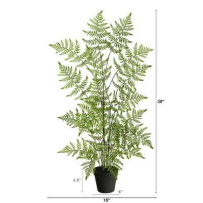 2.5-Foot Ruffle Fern Artificial Tree