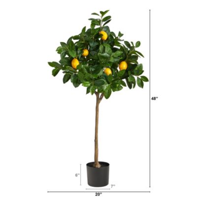 4-Foot Lemon Artificial Tree