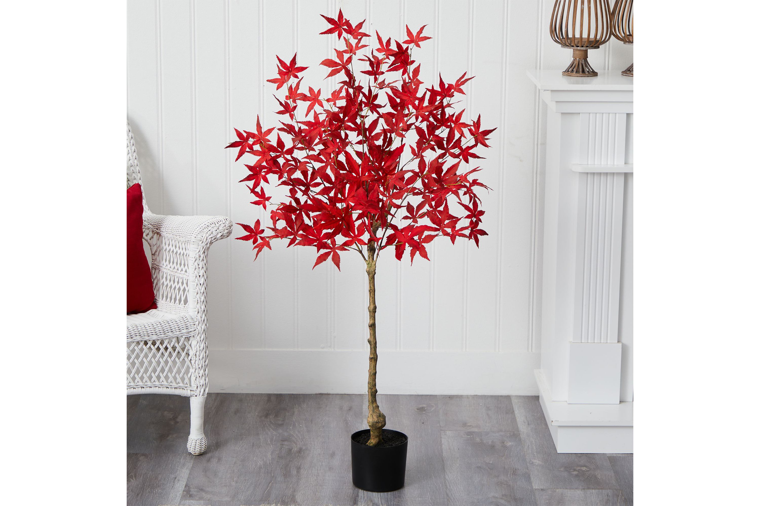 4-Foot Autumn Maple Artificial Fall Tree