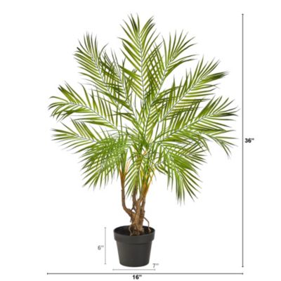 3-Foot Areca Artificial Palm Tree