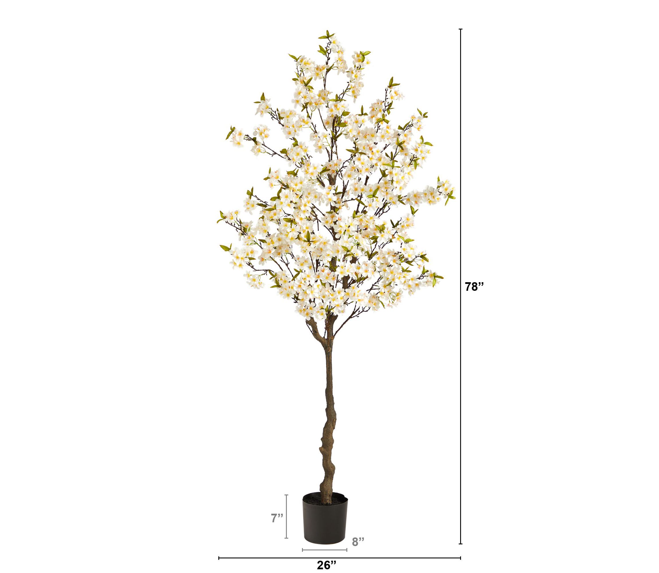 6.5-Foot Apple Flower Artificial Tree