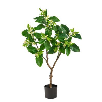 4-Foot Grapefruit Flower Artificial Tree