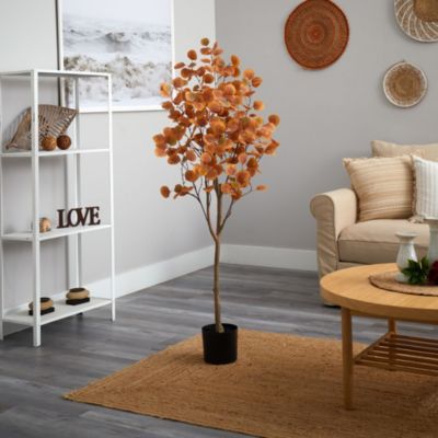 5-Foot Autumn Eucalyptus Artificial Tree