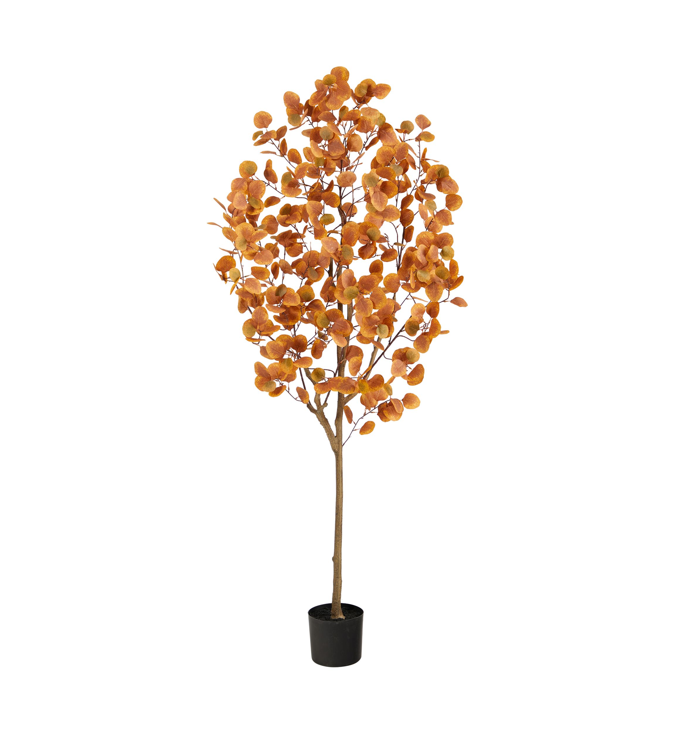 6 Foot Autumn Eucalyptus Artificial Tree
