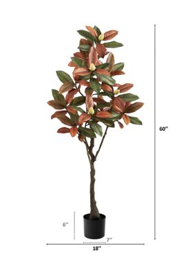 5 Foot Fall Magnolia Artificial Tree