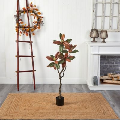 4-Foot Fall Magnolia Artificial Tree