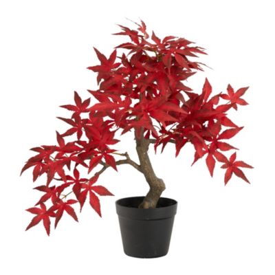 20-Inch Autumn Maple Artificial Bonsai Tree