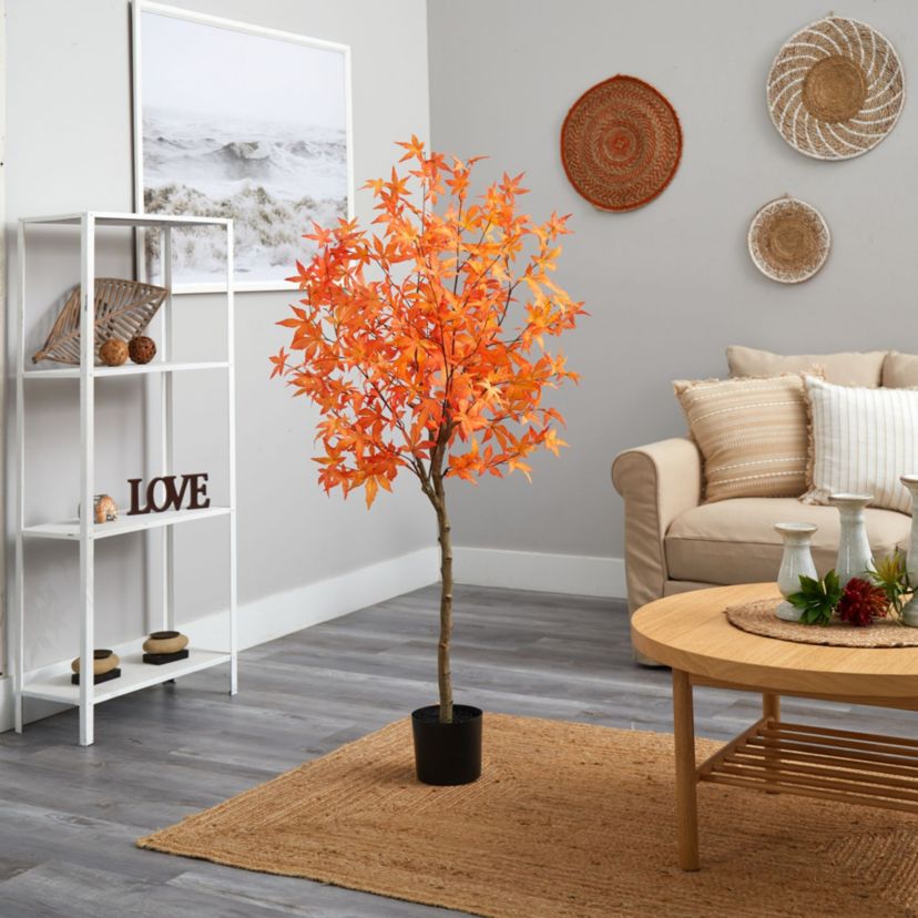 5-Foot Autumn Maple Artificial Tree