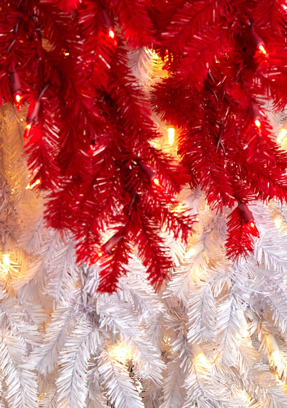 9 Holiday Red Santa Hat Christmas Tree with 600 LED lights and 1992 Bendable Branches