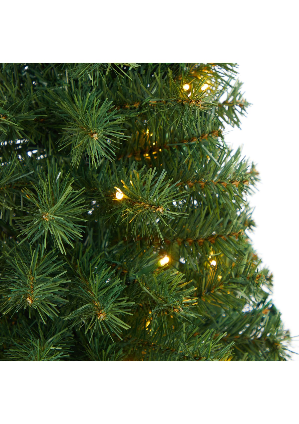 3 Foot Green Artificial Christmas Tree with 50 LED Lights and 118 Bendable Branches