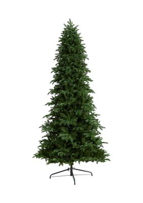 Foot South Carolina Fir Artificial Christmas Tree with Clear LED Lights and Bendable Branches