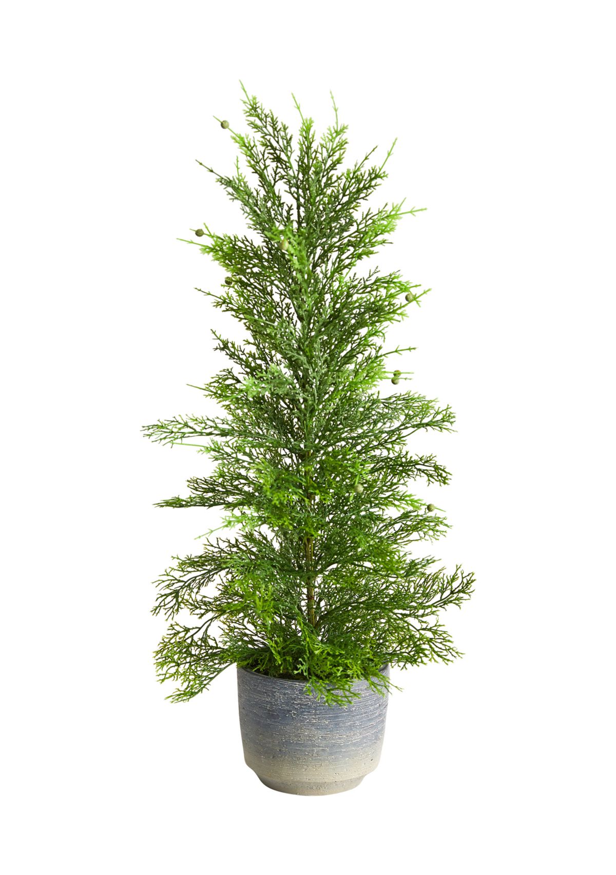 27-Inch Californian Cedar Artificial Tree in Decorative Planter