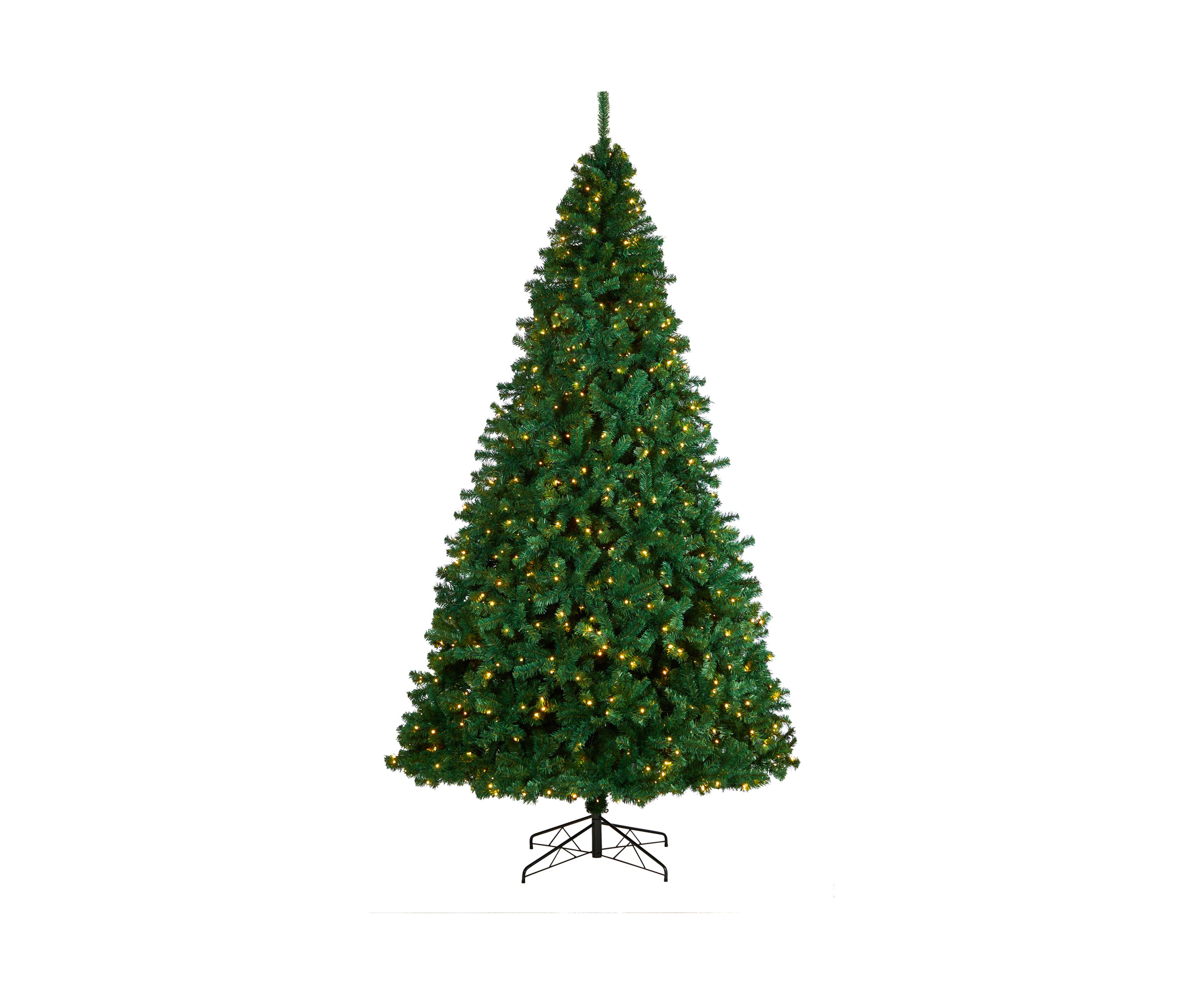 10-Foot Northern Tip Artificial Christmas Tree with 800 Clear LED Lights and 2200 Bendable Branches