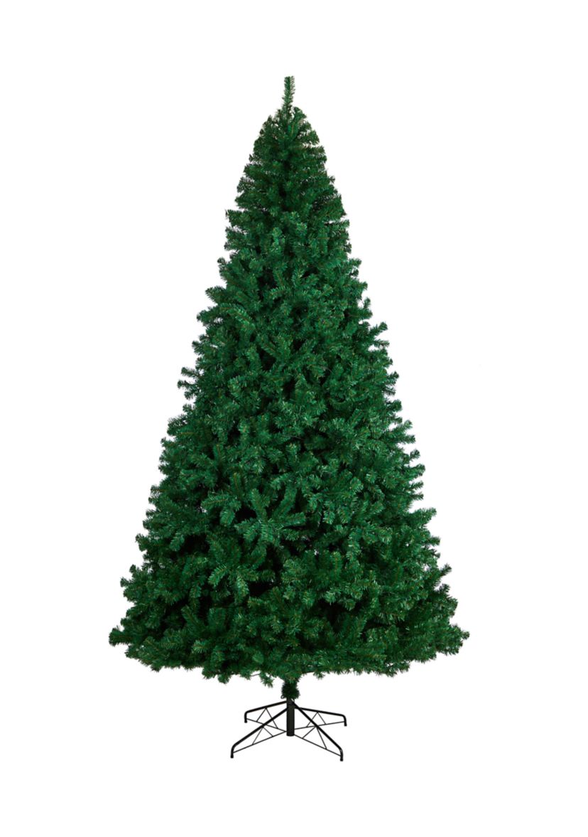 11-Foot Northern Tip Artificial Christmas Tree with 1000 Clear LED Lights and 2720 Bendable Branches